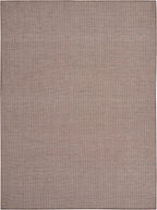 Nourison Positano Indoor-Outdoor Natural 9' x 12' Area Rug, Easy Cleaning, Non Shedding, Bed Room, Living Room, Dining Room, Backyard, Deck, Patio (9x12)