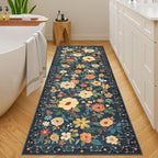 DUKINO 2x6 Runner Rug for Hallway Washable Kitchen Rugs Non Slip, Floral Indoor - Image 4