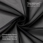 Simplebrand Black Valances 14 Inches Long - Image 6