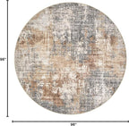 DMOYEST 8ft Round Area Rug Living Room Rugs - Image 2