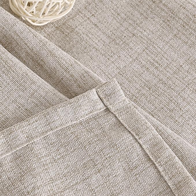 YoungsTex Short Linen Curtains 34x48 Inch Long - Image 8