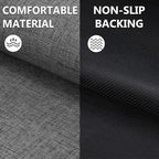 Ultra Thin Indoor Door Mat 17"x29", Large Non Slip Doormats, Rubber Backing - Image 4