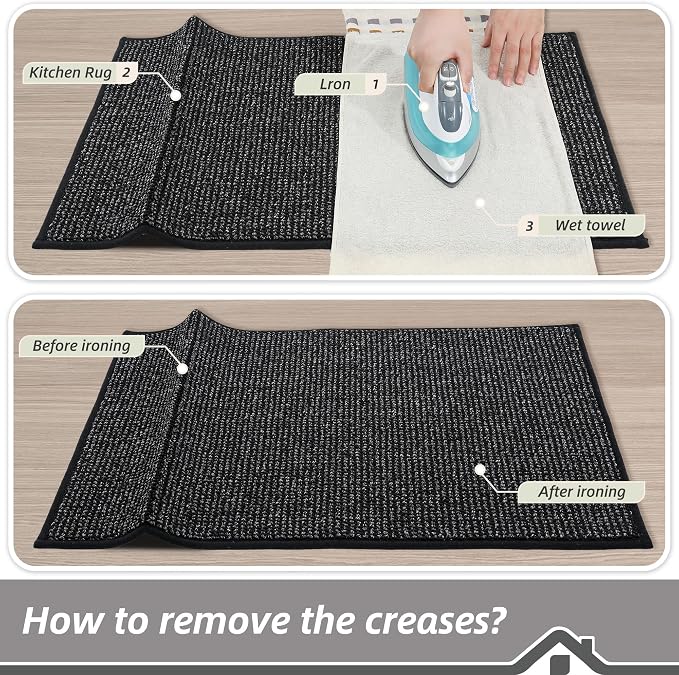 BEQHAUSE Kitchen Runner Rugs 24"x60", Kitchen Mats - Image 9