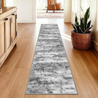 2x10 Runner Rug Non-Slip，Modern Abstract 10ft Washable Runner Rugs by Unknown
