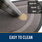 OLANLY Half Circle Front Door Mat Outside 29.5x17 All-Season Rubber Doormat | - Image 6