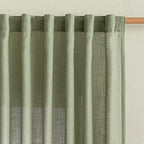 MYSKY HOME Sage Green Curtains 96 Inches Long - Image 3