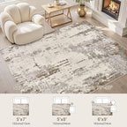 UERMEI 6x9 Area Rug Living Room Rugs - Image 3