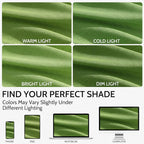 Lime Green Linen Curtains 90 Inch Long 2 Panels Set - Image 4