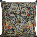 Charlotte Home Furnishings Throw Pillow Covers 16x16 in, Blue Peacock Decorative Couch Pillow Cover, Boho Decor European Tapestry Cushion Cases, Living Room Cozy Home Decor, Jacquard Woven Soft Cotton