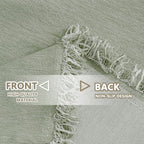 MYSKY HOME Chenille Sofa Slipcovers Sage Green Sofa Covers - Image 5