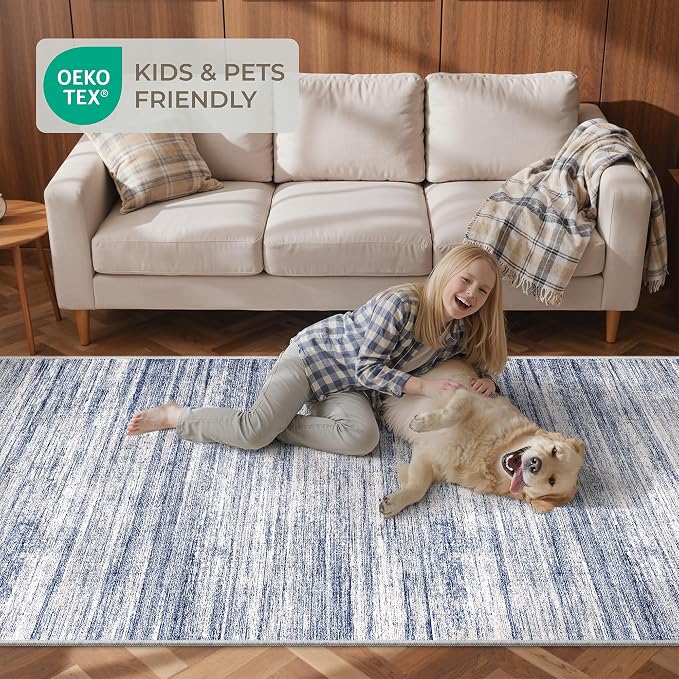 2x8 Runner Rug Non Slip, Washable Hallway Runner Rug, Nursery Room, Soft Runner - Image 9