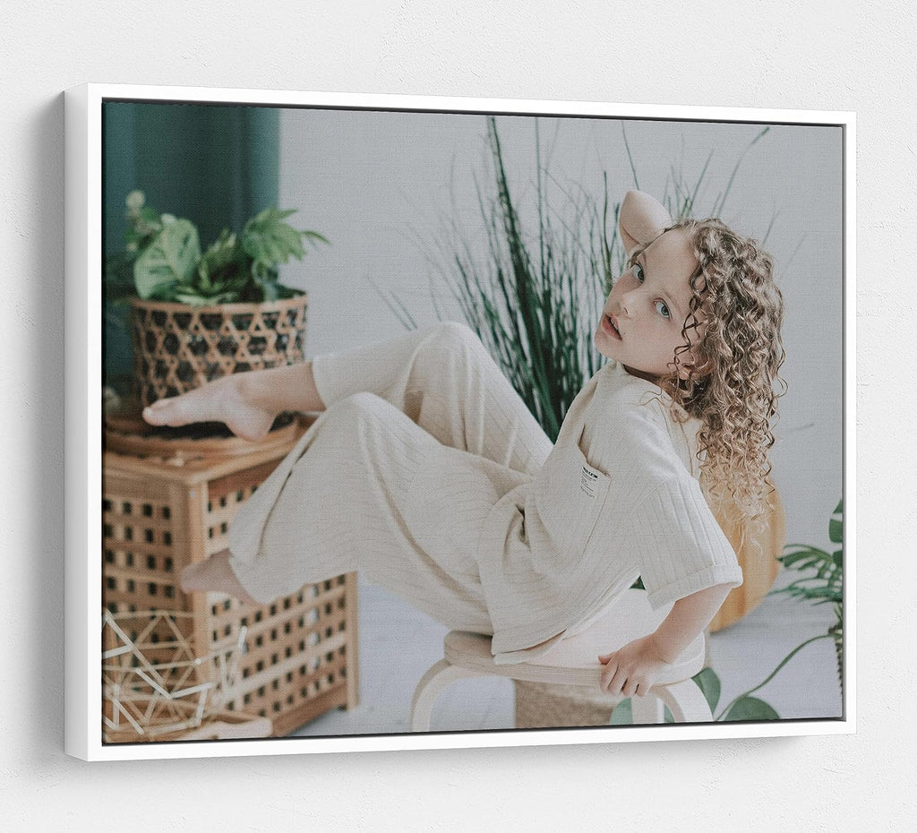 Personalized Custom Canvas Prints: Photo On Canvas (White, 20x20) Transform Your Photos into Stunning Framed Wall Art Digitally Printed Photo To Canvas Ideal for Home Decor, Gifts Keepsakes.