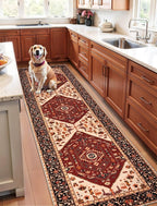 SERISSA 2'6"x10' Washable Non Slip Boho Runner Rug - Image 3
