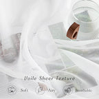NICETOWN Sheer Curtains 90 inch Long - Image 4