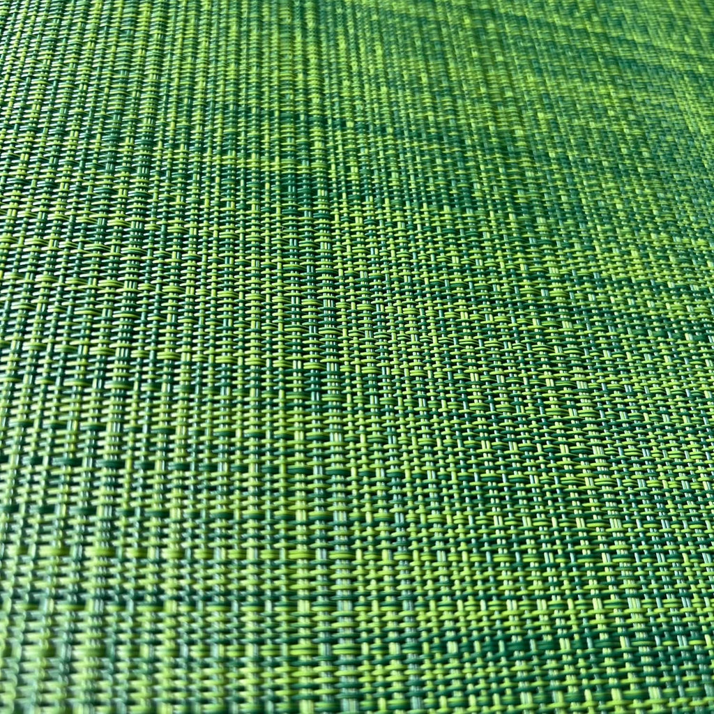 WAZAIGUR Placemats Set of 6 for Dining Table Heat-Resistant Washable Place Mats Woven Vinyl Kitchen Table Mats Easy to Clean,Hunter Green
