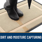 OLANLY Front Door Mat Outside 35x23, All-Season Heavy-Duty Rubber Doormat | - Image 4
