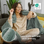 Bedsure Soft Twin XL Blanket for Bed Dorm Sage Green 66"x90" | Birthday Gifts - Image 4