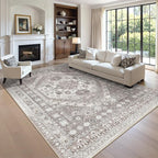 8x10 Area Rugs for Living Room, Large Washable Rug, Dining Room, Low Pile - Image 4