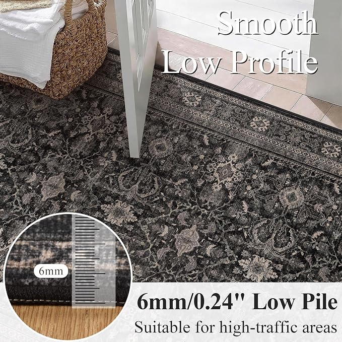 Schweek 2x3 Entryway Rug Washable Non Slip Rugs - Image 4