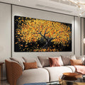 Canvas Wall Art Decor Artwork for Walls Black and Gold Wall Art Decor Tree of Life Wall Art Pictures for Living Room Tree Wall Art Modern Wall Art Prints Art Work for Home Office Wall Decor 20" X 40"