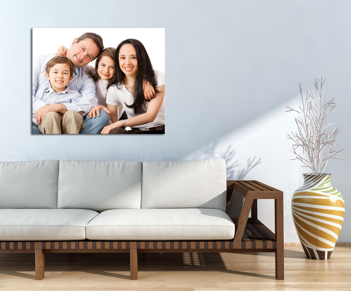 Photo.Gifts - Personalized Custom Canvas Prints 30 x 24 inch - Customize with Your Picture & Text - Large Canvas Wall Art for Bedroom, Living Room, Christmas - Personalized Photo Gifts