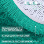 OLANLY Teal Green Round Rugs for Bedroom - Image 7