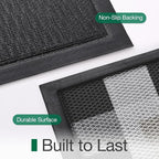 LUMI Outside Welcome Door Mat 24x36, Non-Slip Durable Rubber Easy Clean | Sweet - Image 8