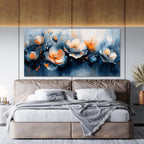 Canvas Wall Art Decor Wall Art Pictures for Living Room Artwork for Walls White Flowers Wall Art Prints Canvas Art Wall Decor Vintage Botanical Wall Art Decorations Bedroom Home Decor 20" X 40"
