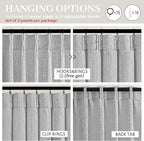 Light Grey Pinch Pleated Curtains 96 Inch Long - Image 5