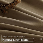 Dutch Cocoa 100% Blackout Pinch Pleated Linen 63 Inch Curtains - Image 5