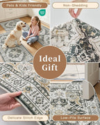 Madane 2-Piece Area Rugs Set, Small Kitchen Runner Non-Slip, Low Pile Floor - Image 6
