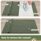 BEQHAUSE Dirt Trapper Door Mat 24" x 60", Non-Slip Washable Doormats, Low - Image 9