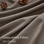 Topfinel 102 Inch Curtains 1 Panels Set, One Packs Pinch Pleat Back Tab Linen - Image 3