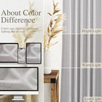 Grey Linen Curtains 80 Inches Length - Image 4