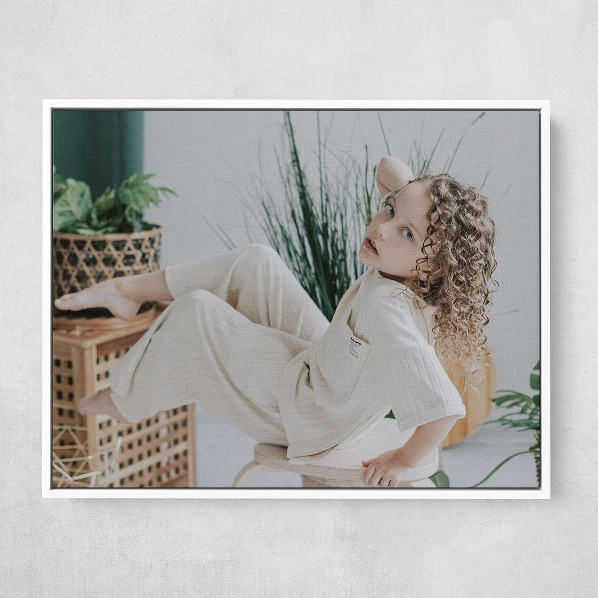 Personalized Custom Canvas Prints: Photo On Canvas (White, 20x20) Transform Your Photos into Stunning Framed Wall Art Digitally Printed Photo To Canvas Ideal for Home Decor, Gifts Keepsakes.