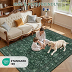 6x9 Area Rugs Living Room: Washable Rug - Image 9