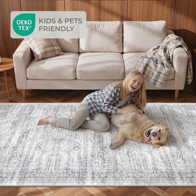 2x10 Runner Rug Non Slip, Washable Hallway Runner Rug, Laundry Room, Soft - Image 9