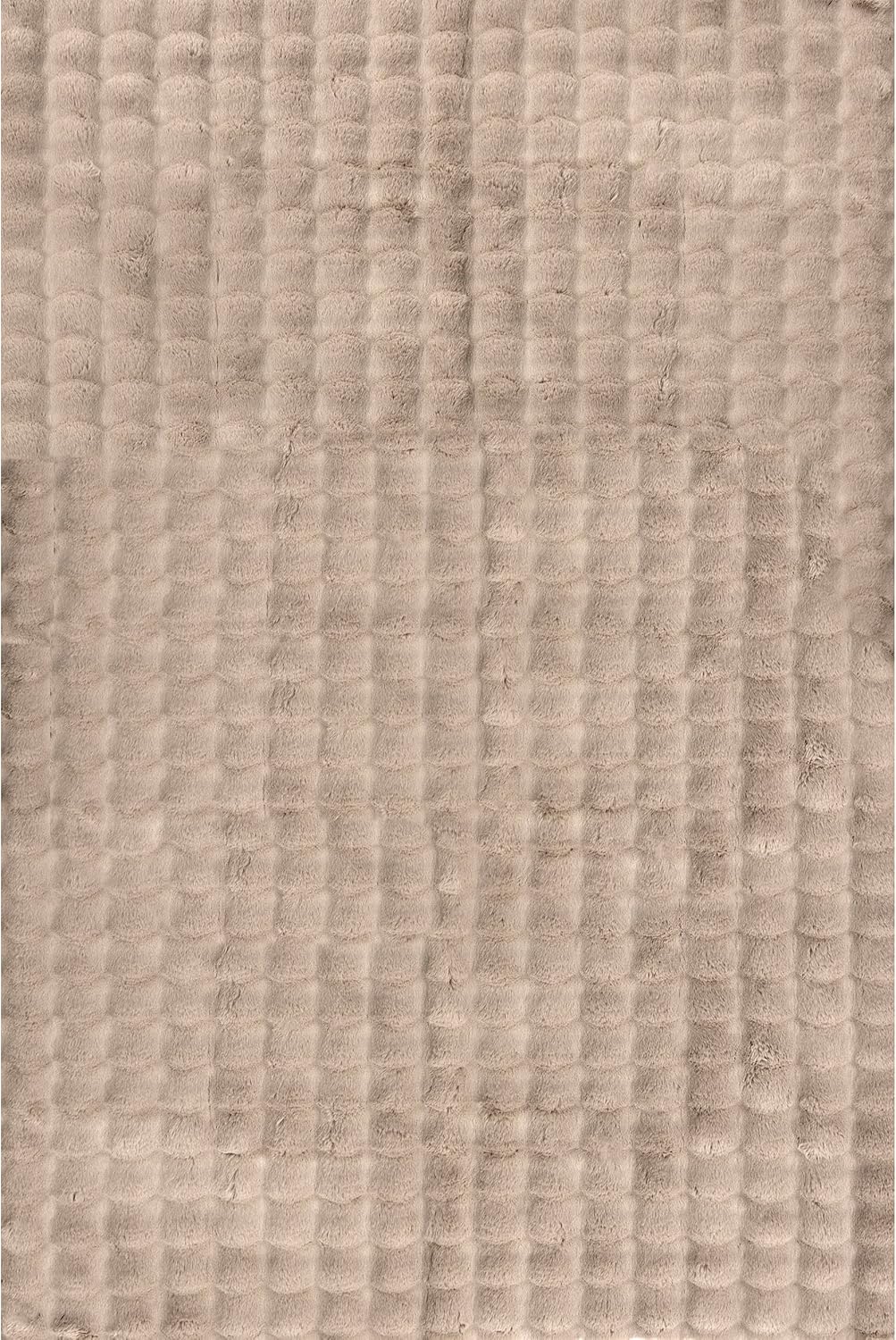 nuLOOM 3'9" x 6' Cozy Plush SuperiorWash Area Rug, Machine Washable, Non-Slip, Soft Fluffy Shag Carpet for Living Room Bedroom Kids Room Nursery Home Decor, Jeni Taupe