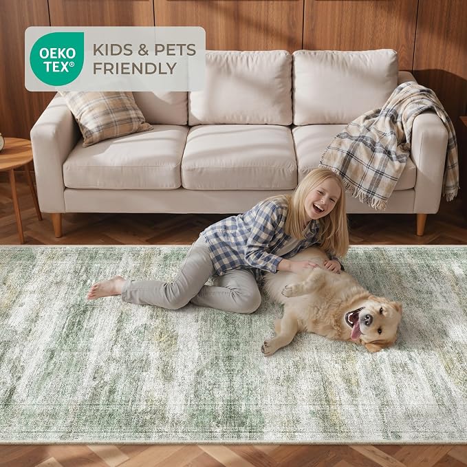 2x12 Runner Rug Non Slip, Washable Hallway Runner Rug, Laundry Room, Soft - Image 9