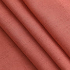 Coral Linen Curtains 90 Inch Length 2 Panel Set Back Tab Rod Pocket Semi Sheer - Image 5