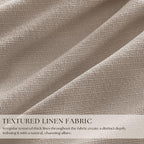 60 Inch Extra Wide 100% Blackout 84 Inch Curtains 1 Panel, Burlywood Birch | - Image 2