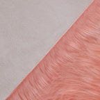 linmopm Faux Fur Rug Sheepskin Shag Fluffy Fuzzy Pink 2x3 ft Small Rugs - Image 5