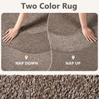 2x8 Coffee/White Runner Rug Washable Non-Slip - Image 9