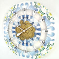 The Gears Clock Wall Clock Italy Collection with Moving Gears (Ravello, 36 inch Round)