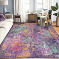 RELEANY Washable 6'x9' Abstract Area Rug by RELEANY