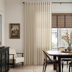 Taupe Burlywood Linen Curtains 84 Inch Length - Image 6
