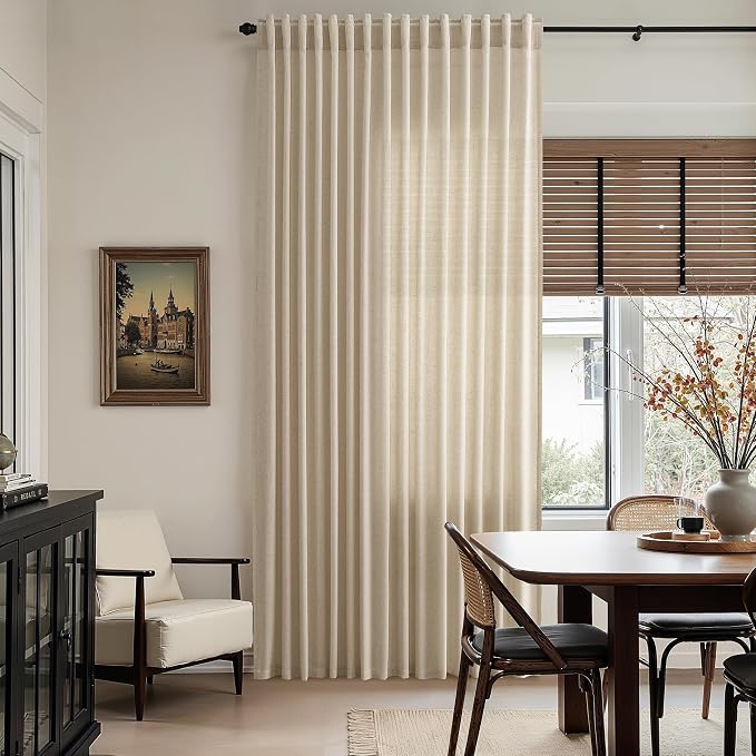 Taupe Burlywood Curtains 108 Inches Long - Image 6