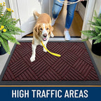 OLANLY Front Door Mat Outside Entrance 35x23, Waterproof Heavy-Duty Doormat | - Image 6