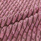 Set of 4 Pink Decorative Throw Pillow Covers 18x18 Inch Corduroy Pillow Covers - Image 5