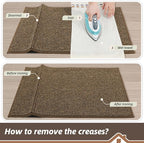 BEQHAUSE Dirt Trapper Door Mat 32" x 48", Non-Slip Washable Doormats, Low - Image 9